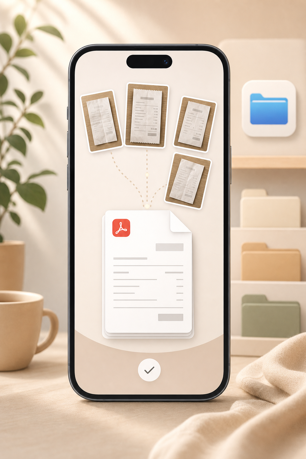 Convert Photos to PDF in the Files App on iPhone