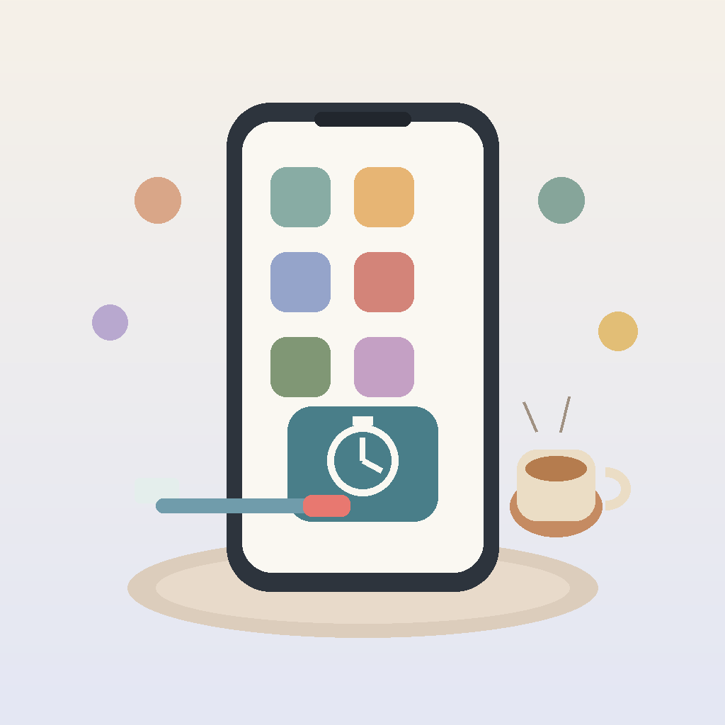 Two-minute timer as a Home Screen button