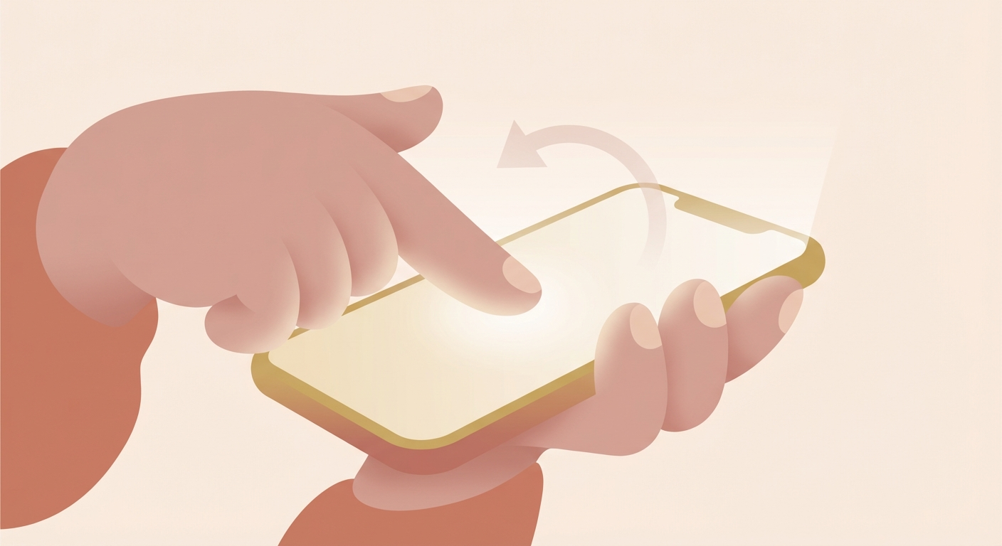 iPhone-Undo: Mit 3 Fingern Rückgängig machen (statt neu tippen)