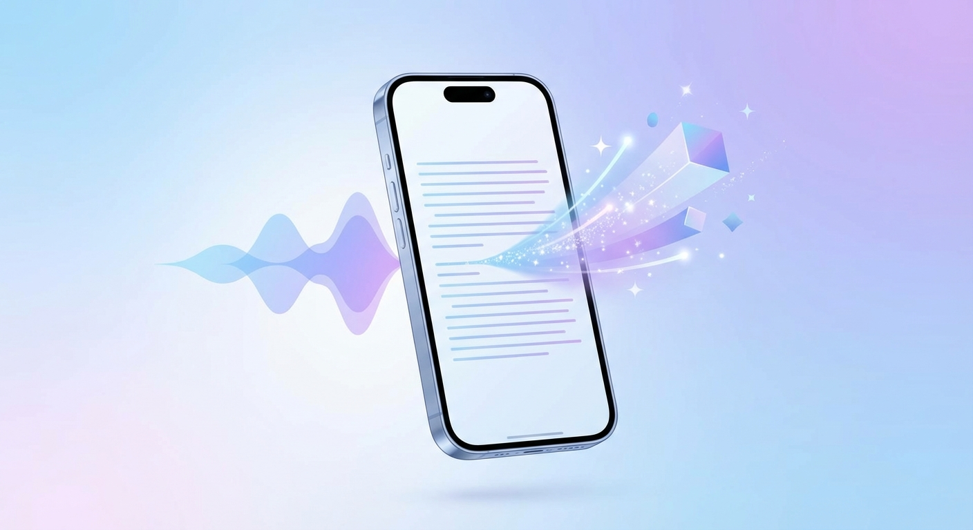 iPhone transcribing audio with Apple Intelligence